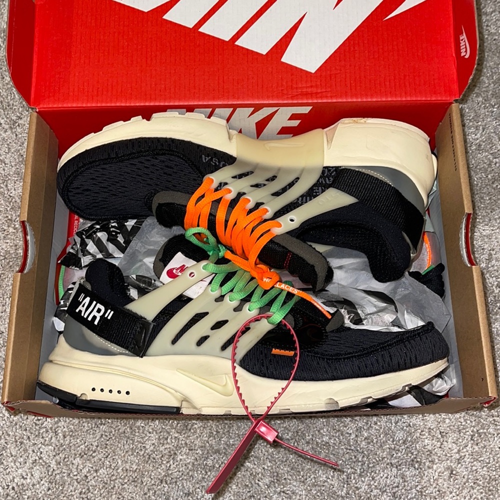 Off white presto original with box size 12